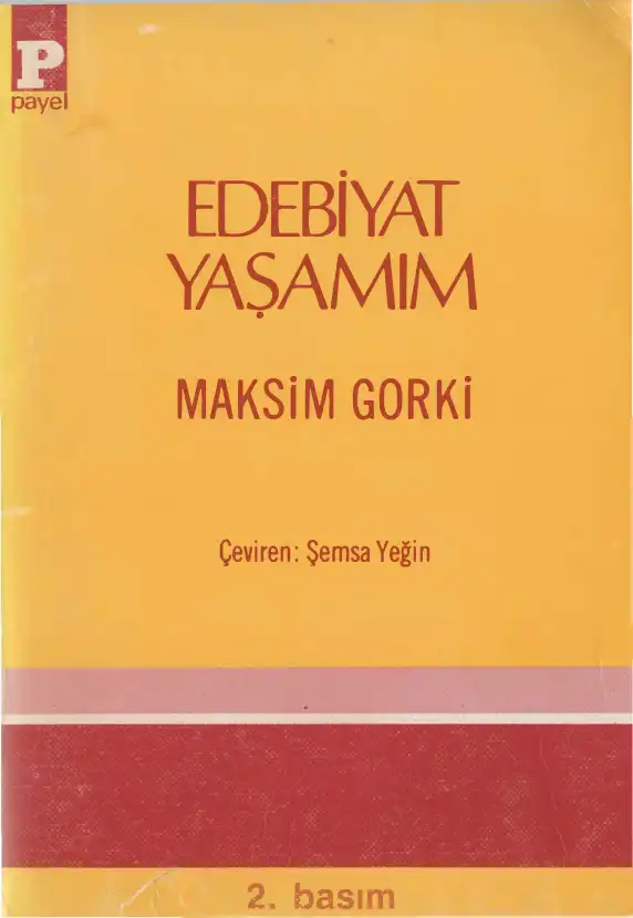 Edebiyat Yaşamım — Maksim Gorki