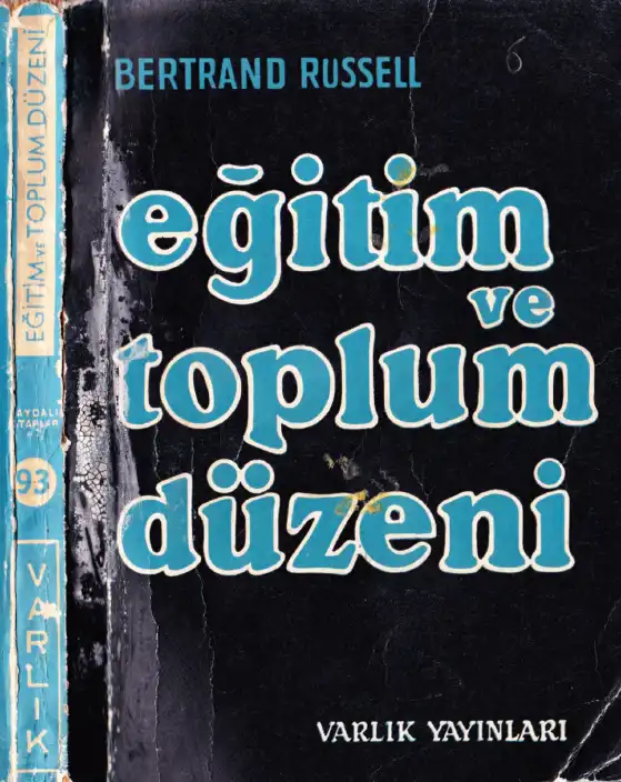 Eğitim Ve Toplum Düzeni — Bertrand Russell