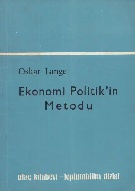 Ekonomi Politik'in Metodu — Oskar Lange