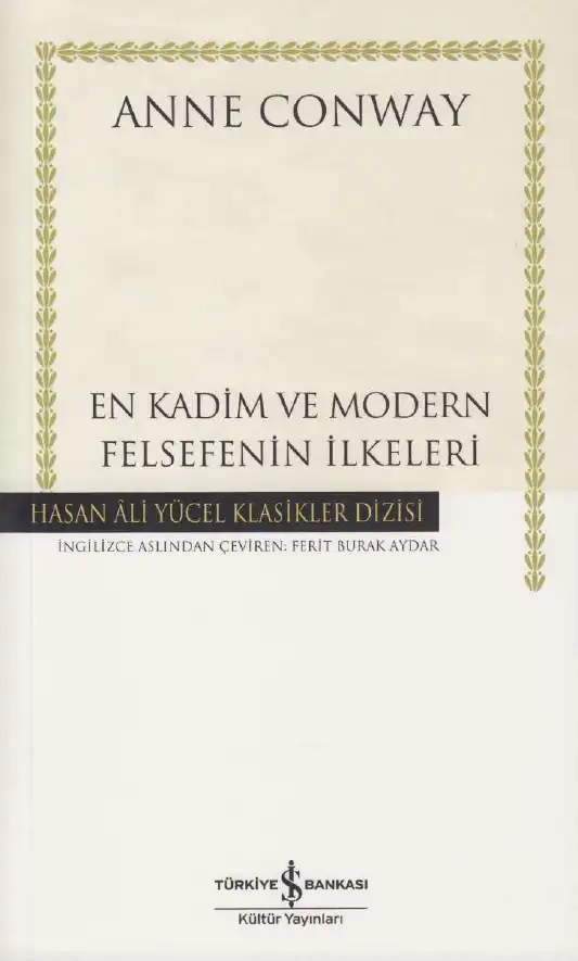 En Kadim ve Modern Felsefenin İlkeleri — Anne Conway