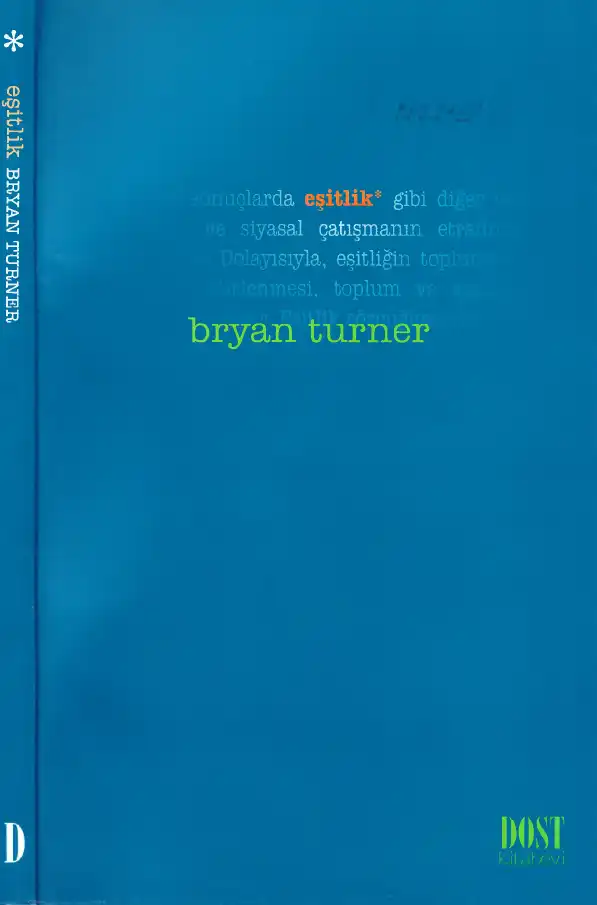 Eşitlik — Anthony Elliott, Bryan S. Turner