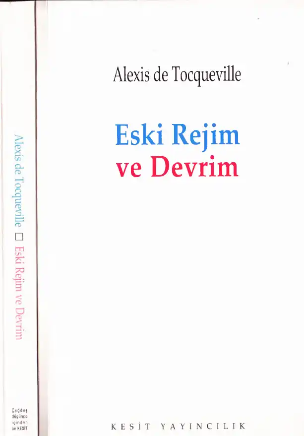 Eski Rejim ve Devrim — Alexis de Tocqueville