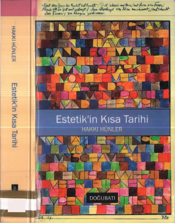 Estetik'in Kısa Tarihi — Hakkı Hünler