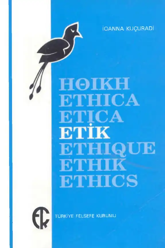 Etik — İoanna Kuçuradi