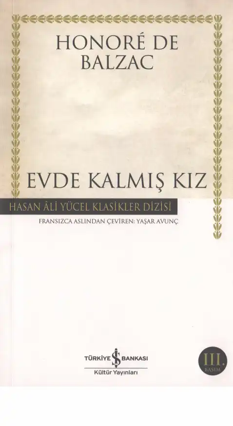 Evde Kalmış Kız — Honore de Balzac