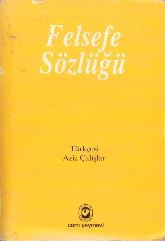 Felsefe Sözlüğü — İvan Frolov