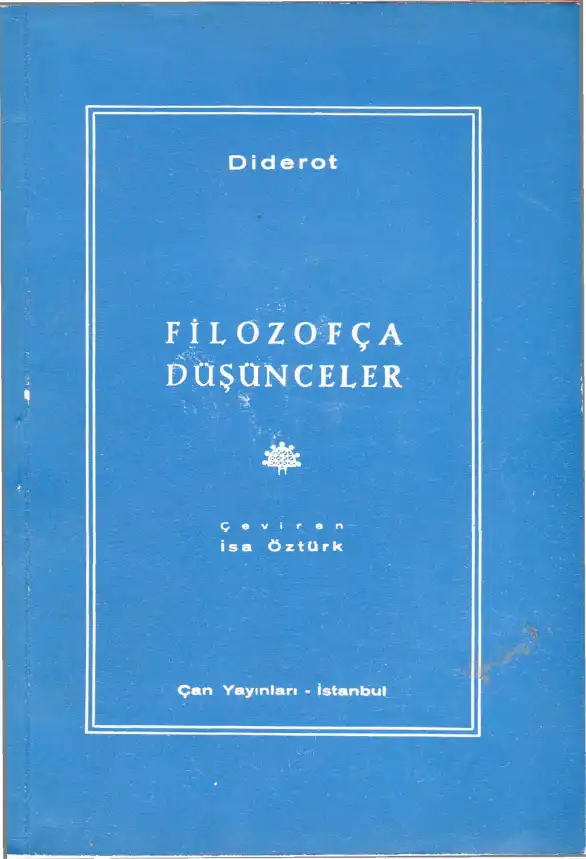Filozofça Düşünceler — Denis Diderot