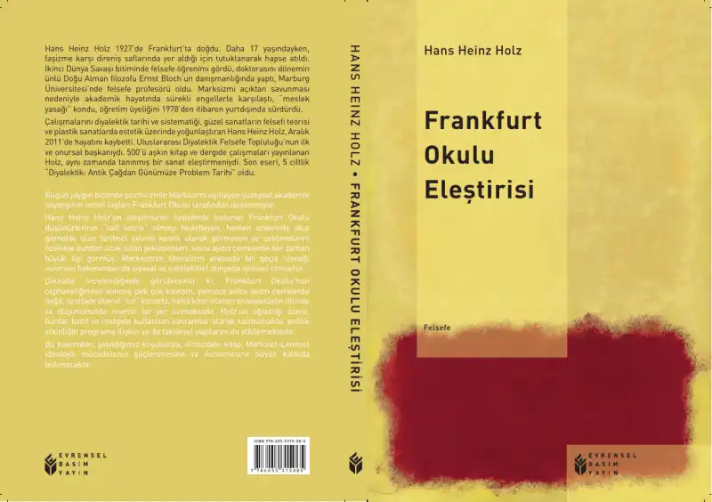 Frankfurt Okulu Eleştirisi — Hans Heinz Holz