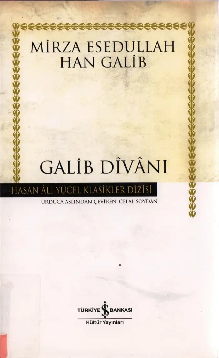 Galib Divanı — Mirza Esedullah Han Galib