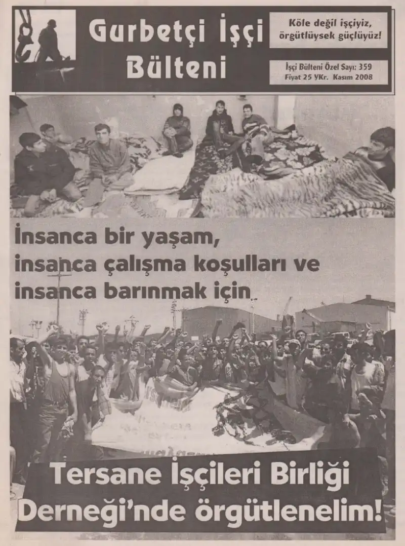 Gurbetçi İşçi Bülteni Özel Sayı 359 Kasım — Bilinmiyor