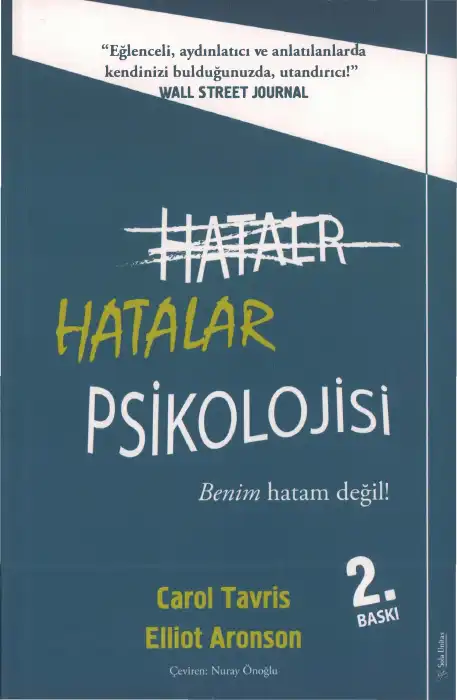 Hatalar Psikolojisi — Carol Tavris, Elliot Aronson