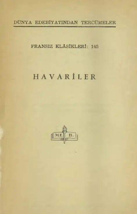 Havariler — Ernst Renan