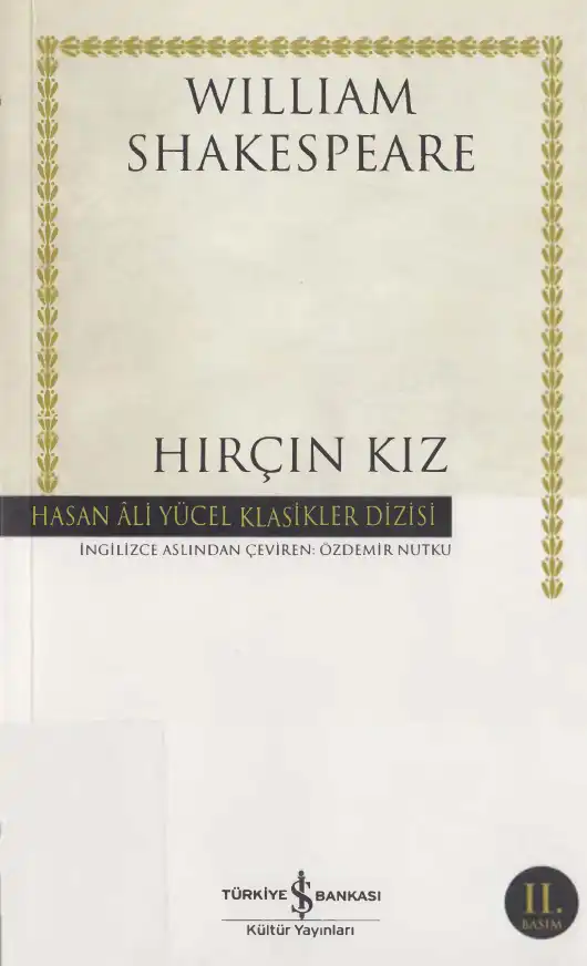 Hırçın Kız — William Shakespeare