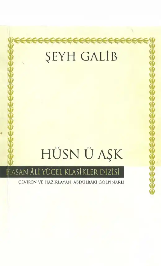 Hüsn ü Aşk — Şeyh Galib