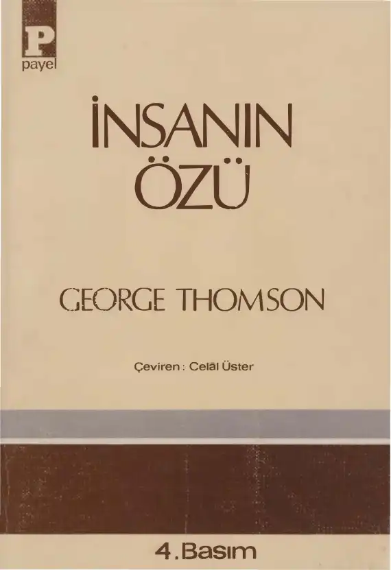 İnsanın Özü — George Thomson