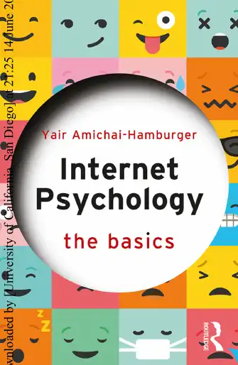 Internet Psychology: The Basics — Yair Amichai-Hamburger