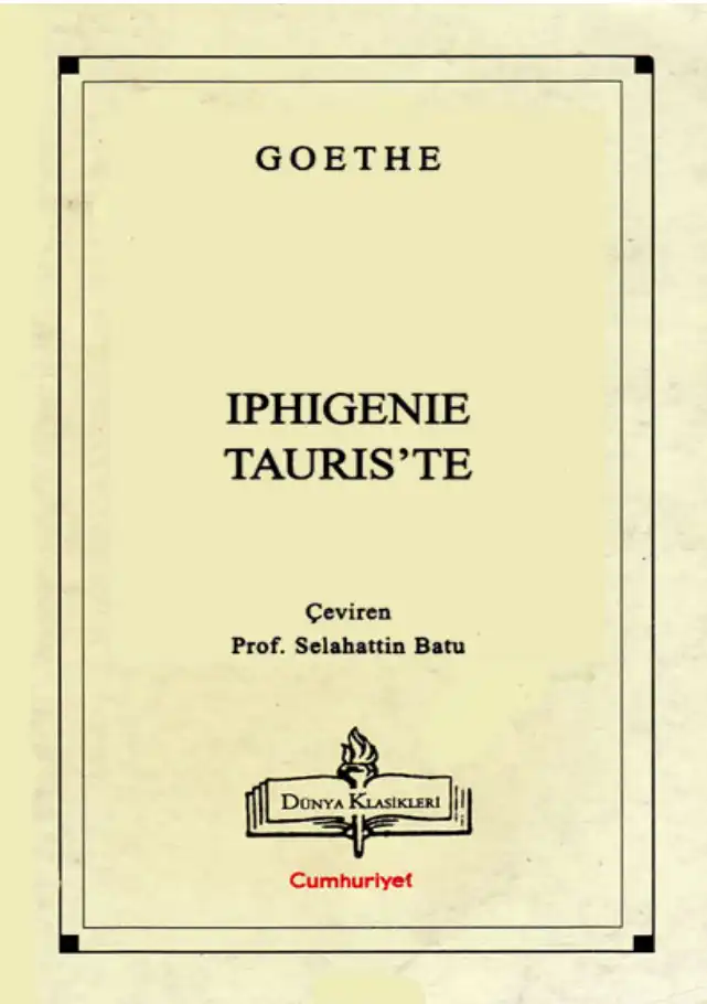 Iphigenie Tauris'te — Johann Wolfgang von Goethe