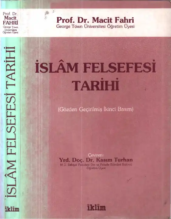 İslam Felsefesi Tarihi — Macit Fahri
