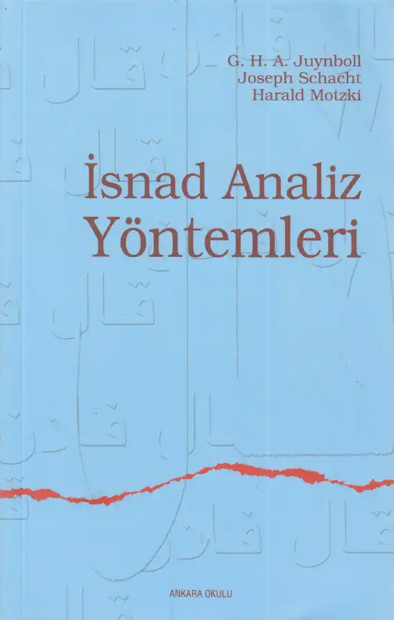 İsnad Analiz Yöntemleri — G. H. A. Juynboll