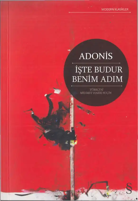 İşte Budur Benim Adım — Adonis