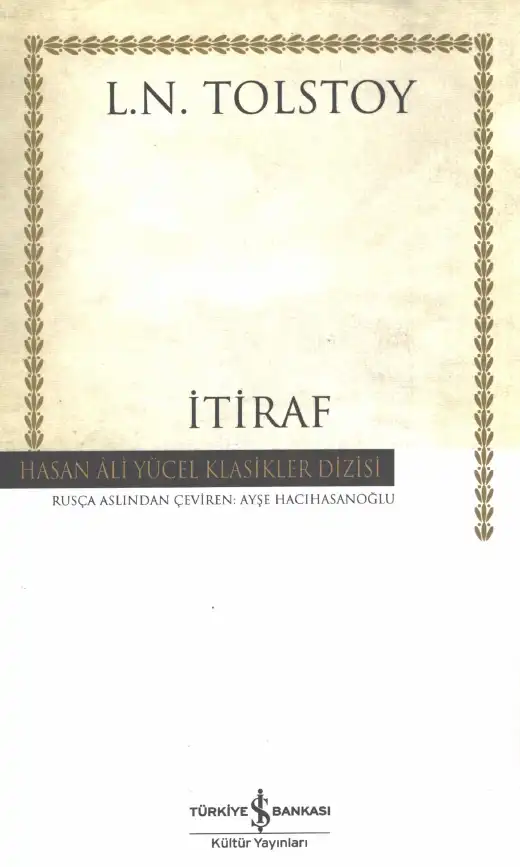 İtiraf — Lev Nikolayeviç Tolstoy