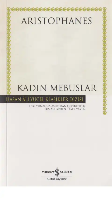 Kadın Mebuslar — Aristophanes