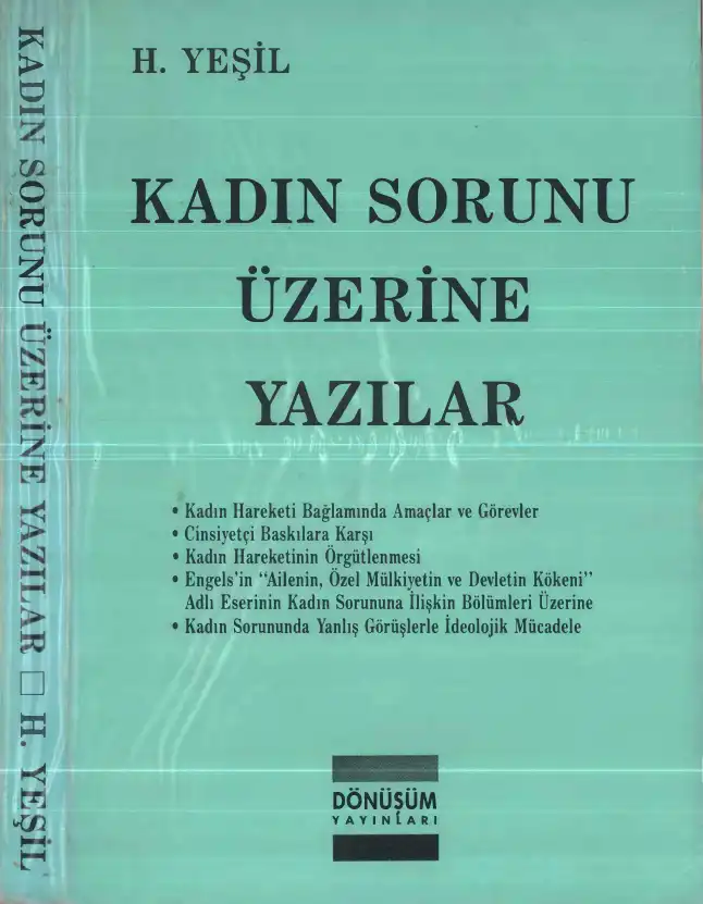 Kadın Sorunu Üzerine Yazılar — H. Yeşil