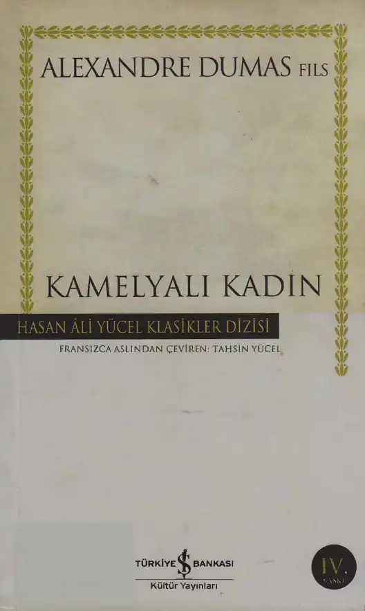 Kamelyalı Kadın — Alexandre Dumas