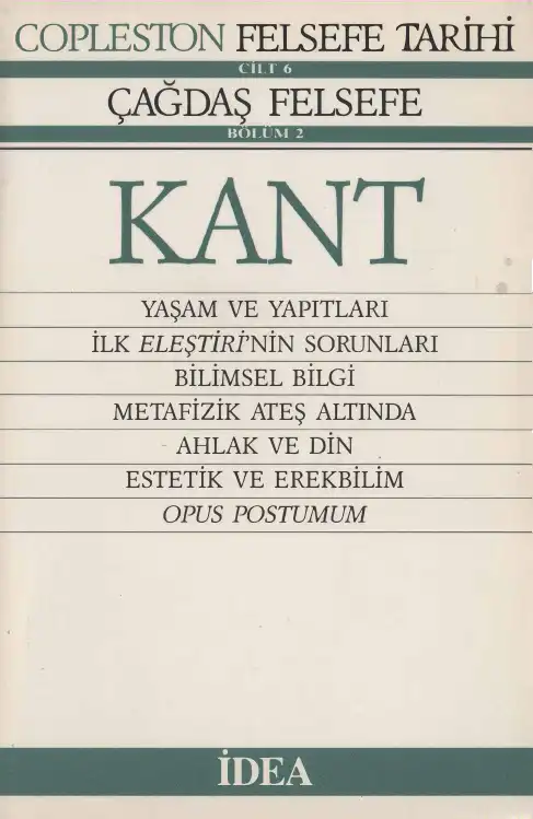 Kant İdea — Frederick Copleston