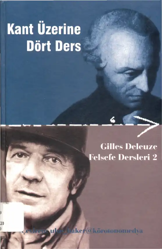 Kant Üzerine Dört Ders — Gilles Deleuze