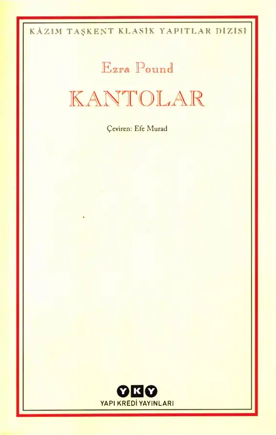 Kantolar — Ezra Pound