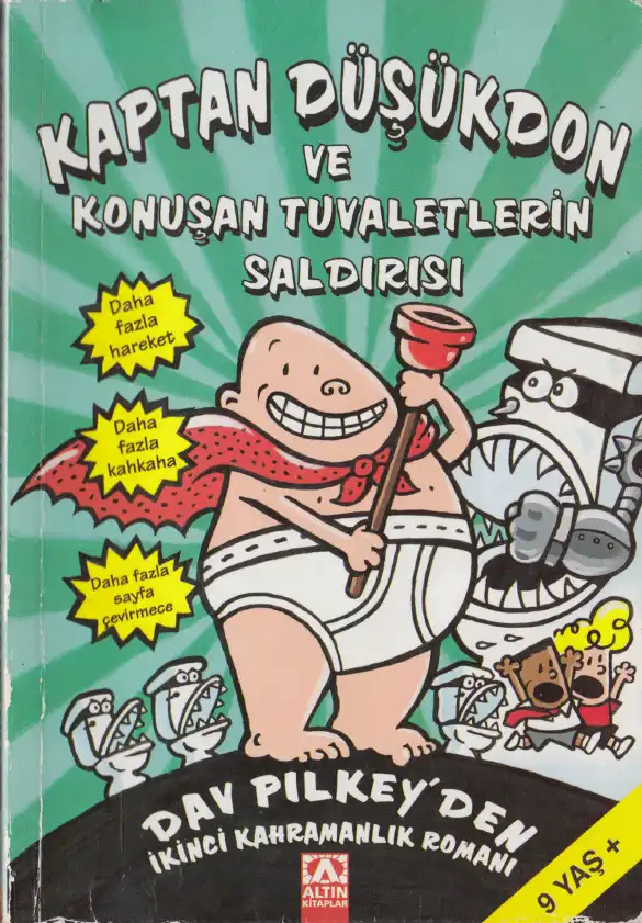 Kaptan Düşükdon İi Konusan Tuvaletlerin Saldırısıı — Dav Pilkey