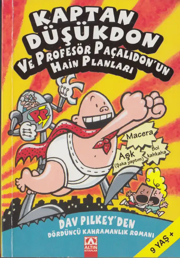 Kaptan Düşükdon İv Ve Profesor Pacalıdonun Hain Planlarıı Altın — Dav Pilkey