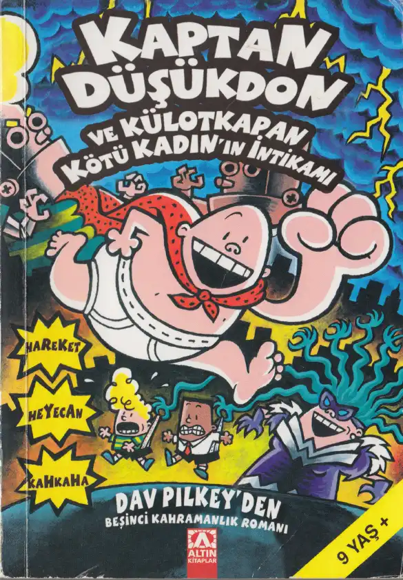 Kaptan Düşükdon V Ve Külotkapan Kötü Kadının İntikamı — Dav Pilkey