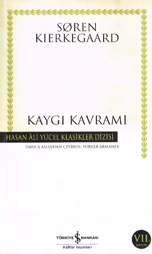 Kaygı Kavramı — Soren Kierkegaard