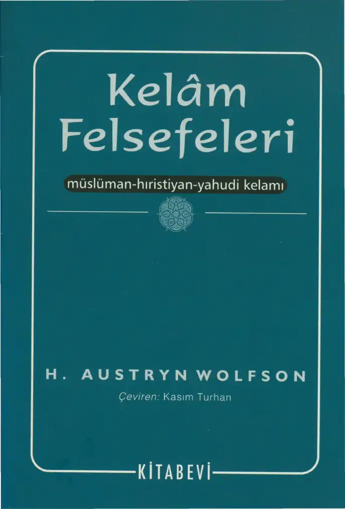 Kelam Felsefeleri — H. Austryn Wolfson