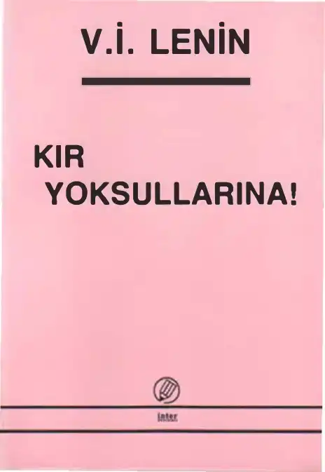 Kır Yoksullarına — V. İ. Lenin