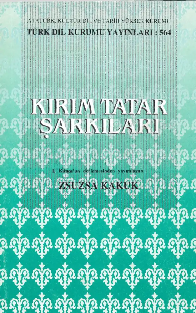 Kırım Tatar Şarkıları — Zsuzsa Kakuk