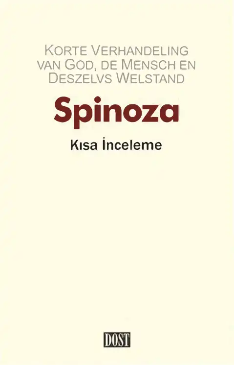 Kısa İnceleme — Benedictus Spinoza