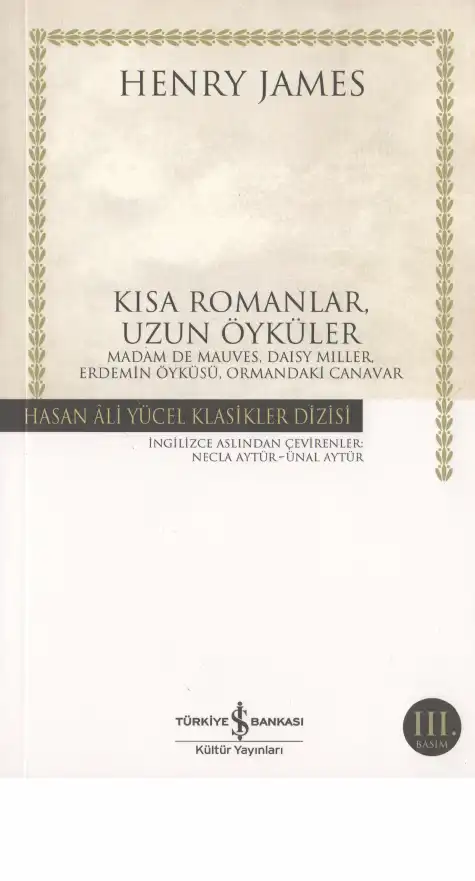 Kısa Romanlar Uzun Öyküler — Henry James