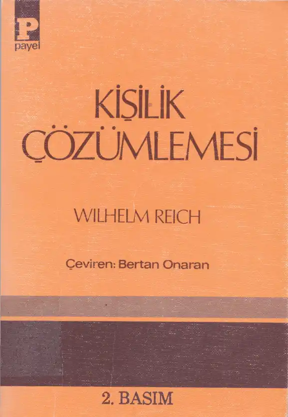Kişilik Çözümlemesi — Wilhelm Reich