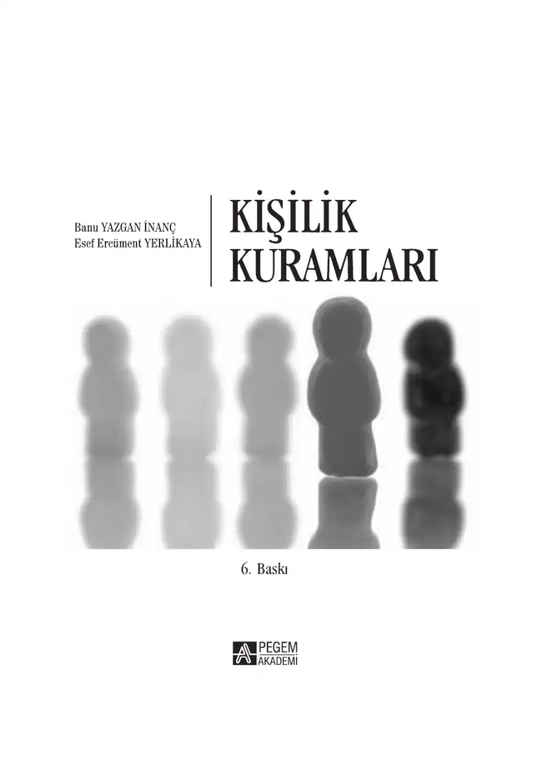 Kişilik Kuramları — Banu Yazgan İnanç, Esef Ercüment Yerlikaya