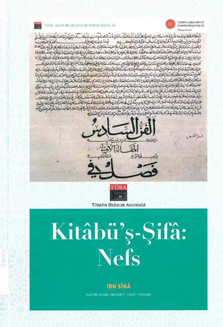 Kitabü'ş-Şifa: Nefs — İbn-i Sina