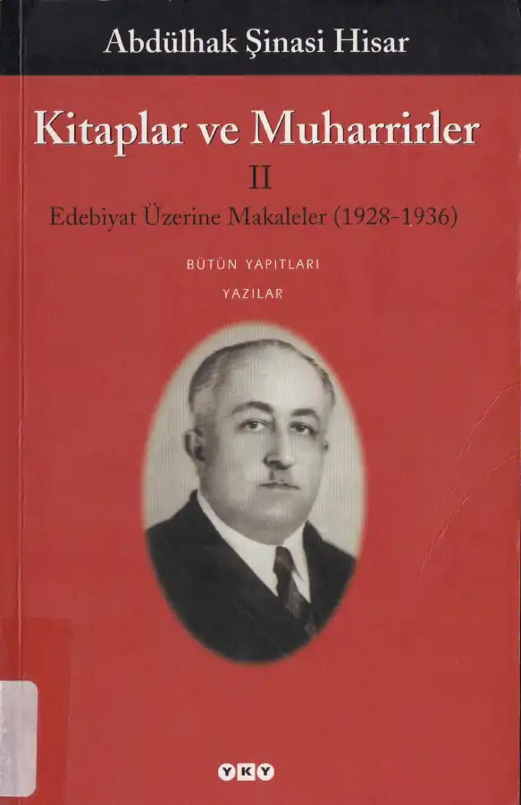 Kitaplar ve Muharrirler II — Abdülhak Şinasi Hisar