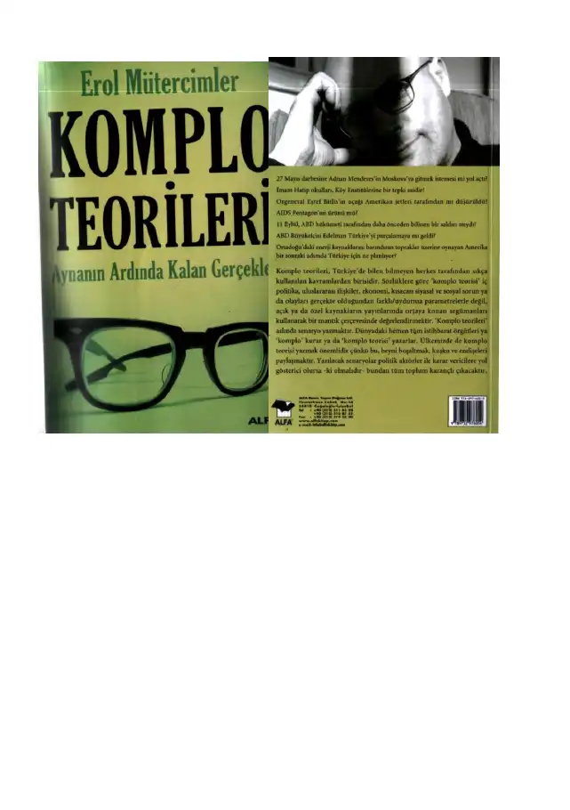 Komplo Teorileri 1 Aynanın Ardında Kalan Gerçekler — Erol Mütercimler