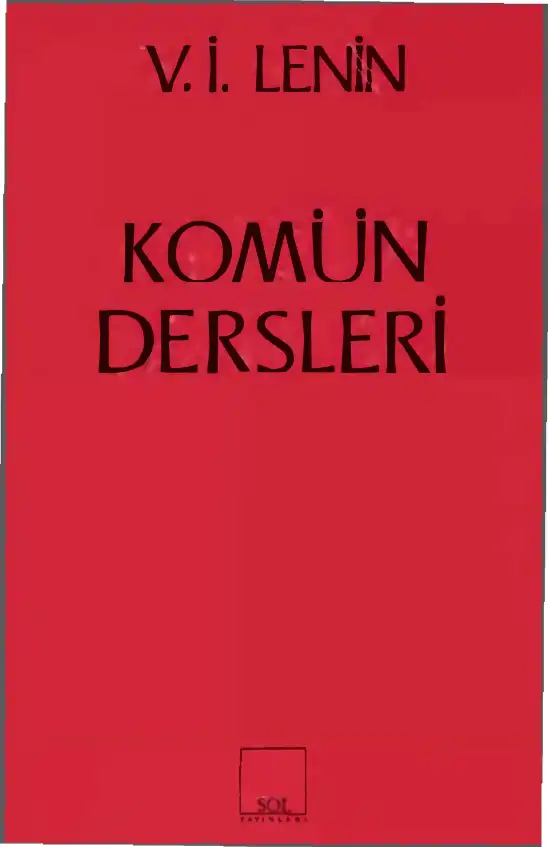 Komün Dersleri — V. İ. Lenin