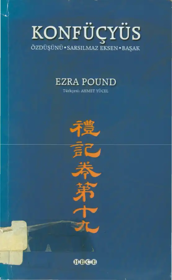 Konfüçyüs — Ezra Pound