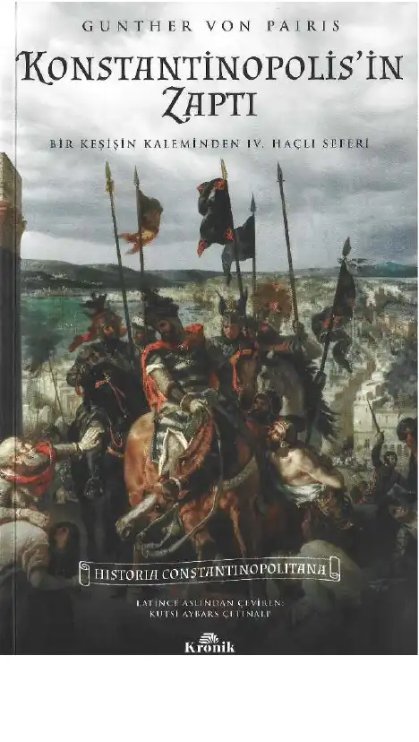Konstantinopolis'in Zaptı — Gunther Von Pairis