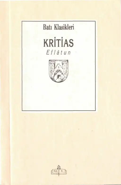 Kritias — Platon (Eflatun)