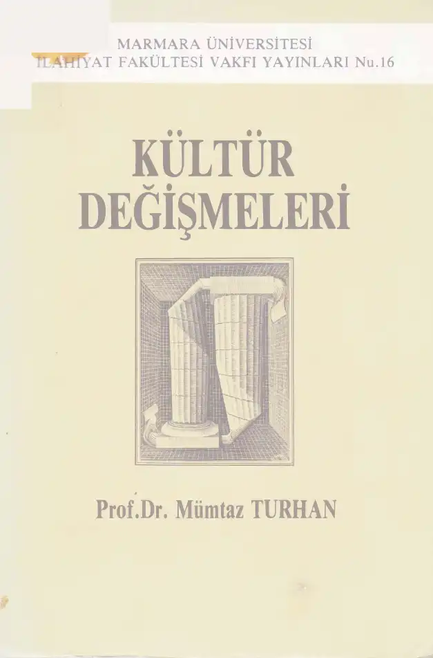Kültür Değişmeleri — Mümtaz Turhan